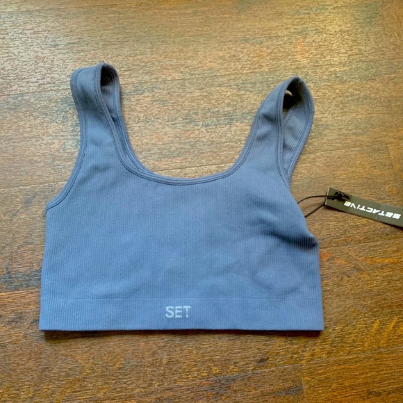 NWT Set Active Box Cut bra in Pluto - Picture 2 of 4